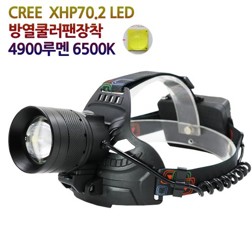 강력한 서치형 LED 충전식 헤드랜턴(LP702) MAX4900