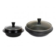 장모님 저수분 2중 가마솥+안전받침대 전골형 28cm