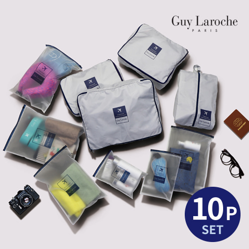 [Guy Laroche] OPERA 트래블파우치 10종세트 (칼라손잡이 케이스)