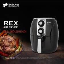 [키친아트] 렉스 에어프라이어 블랙 3.5L PK-531