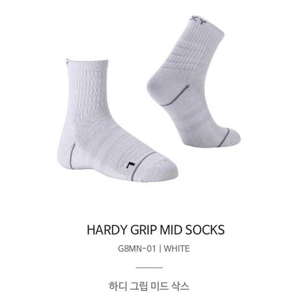 [REXY]렉시 남성 하디 그립 미드 삭스 26(M) 2족세트