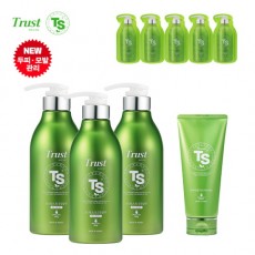 [TS샴푸] 트러스트 TS 샴푸 500ml×3개+프리미엄 TS 트리트먼트 200ml+프리미엄 샴푸 6ml×5개