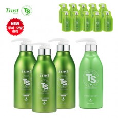 [TS샴푸] 트러스트 TS 샴푸 500ml×3개+프리미엄 TS 컨디셔너 500ml+프리미엄 샴푸 6ml×10개