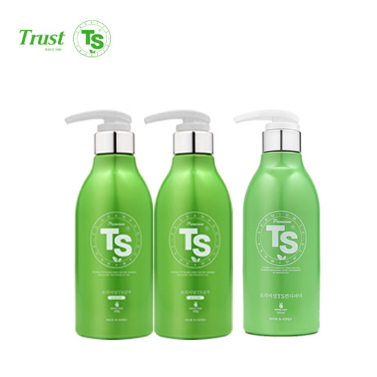 [TS샴푸] 프리미엄 TS 샴푸 500ml×2개+프리미엄 TS 컨디셔너 500ml