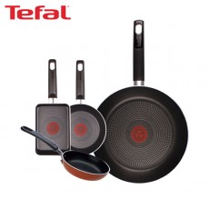[테팔] 데코레이티브 시리즈 프라이팬 28cm+미니팬 12cm+미니팬 18cm+사각 에그팬 12X18cm TFC-DS8EP3SET