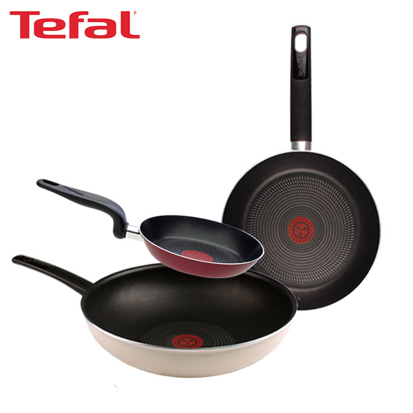 [테팔] 데코레이티브 시리즈 프라이팬 24cm+멀티팬 28cm+미니팬 18cm TFC-DS4WEP18