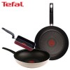 [테팔] 데코레이티브 시리즈 프라이팬 30cm+멀티팬 28cm+사각 에그팬 12X18cm TFC-DS30WEPS18