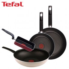 [테팔] 데코레이티브 시리즈 프라이팬 24cm+28cm+멀티팬 28cm+사각 에그팬 12X18cm TFC-DS48WEPS18