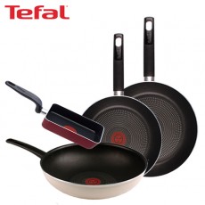 [테팔] 데코레이티브 시리즈 프라이팬 26cm+28cm+멀티팬 28cm+사각 에그팬 12X18cm TFC-DS68WEPS18