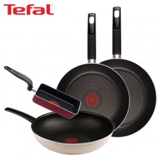 [테팔] 데코레이티브 시리즈 프라이팬 28cm+30cm+멀티팬 28cm+사각 에그팬 12X18cm TFC-DS830WEPS18
