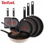 [테팔] 데코레이티브 시리즈 프라이팬 24cm+28cm+30cm+멀티팬 28cm+미니팬 12cm+미니팬 18cm+사각 에그팬 12X18cm TFC-DS4830WEP3SET