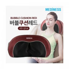 [메디니스] 목베개 쿠션 마사지기 안마기 버블쿠션 레드 MD-8700 / 2019년 출시 신상품