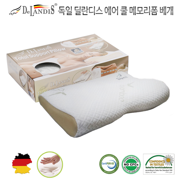 딜란디스 에어 쿨 메모리 베개 HZ-002S(에어쿨, 속커버, 겉커버)