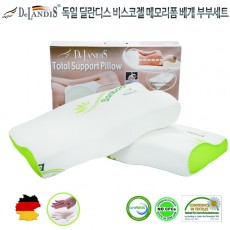 딜란디스 비스코젤 메모리 대형 베개 부부세트 HA-808D(비스코젤 2개, 속커버, 겉커버)