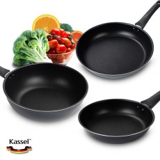 카셀 네츄럴 베이직 [3종 A 세트-후라이팬 20CM+후라이팬 28CM+궁중팬 28CM]