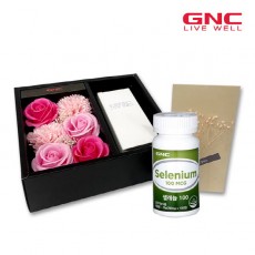 [GNC] 셀레늄100+비누꽃6송이
+감사봉투+쇼핑백세트