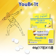 유볼트 포도당캔디 17정 x 15롤