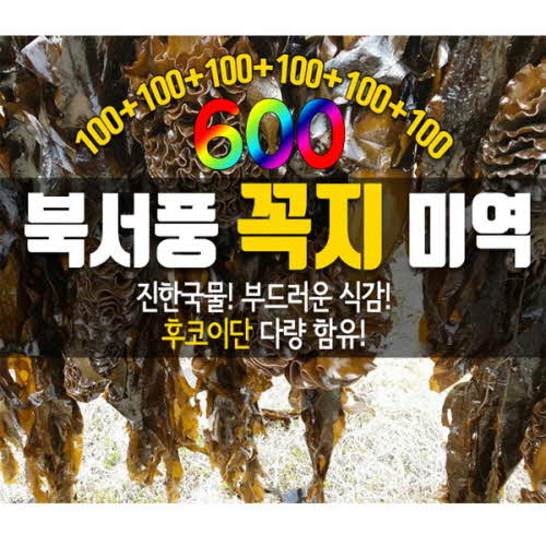 북서풍 꼭지미역 1BOX_600G
