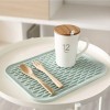 실리콘 물빠짐 컵건조대 트레이 패드