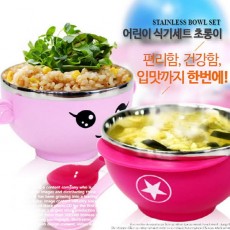 어린이 식기세트 초롱이 유아식기 4p