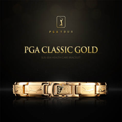 PGA TOUR 클래식 팔찌(근육통 완화)_골드