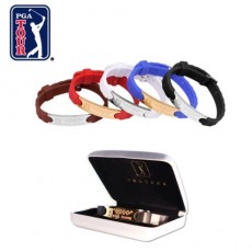 PGA TOUR 스포츠 밴드_골드 (밴드색상_블랙,화이트,레드,블루,브라운,바이올렛)