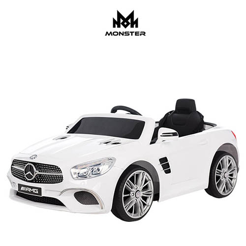 몬스터토이즈 Benz SL400 프리미엄 유아전동차 아기자동차 / 화이트, 레드