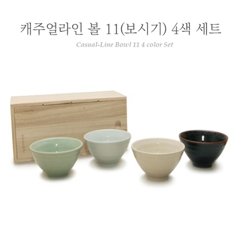 광주요 캐주얼라인 보시기 4p+오동박스 세트