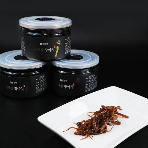 100일 숙성 새싹쌈 장아찌 300ml x 3통