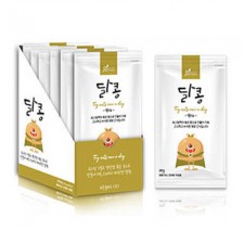 100% 국산콩으로 만든 콩스낵, 달콩 백태(25g x 6봉)