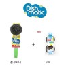 Dishmatic 철손잡이 수세미+리필2개