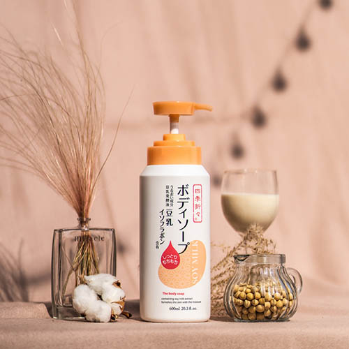 두유 이소프라본 소이밀크 바디솝 600ml