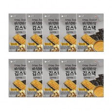 바삭바삭 꽃송이 쌀눈 김 스낵 20g X 10봉