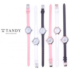 탠디(TANDY) 여성가죽시계 T-4012