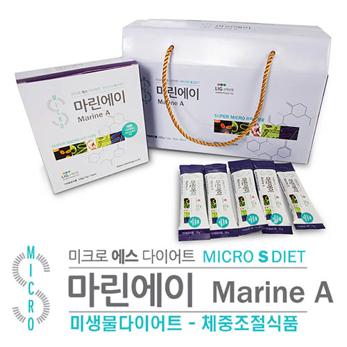 미생물다이어트 마린에이 1Box, 90ea (12g)