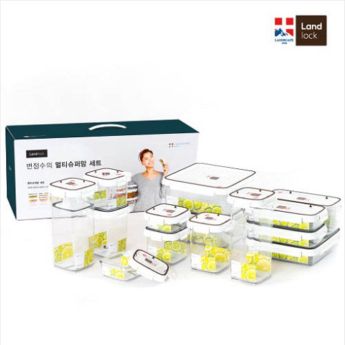[랜드스케이프] 변정수 밀폐용기 랜드락 (LANDLOCK) 멀티슈퍼맘세트 38P