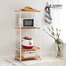 어썸 렌지 선반 대형  (오크+화이트)