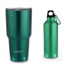 리빙코아 대용량 텀블러 900ml (그린) + 스포츠 보틀 500ml (랜덤)