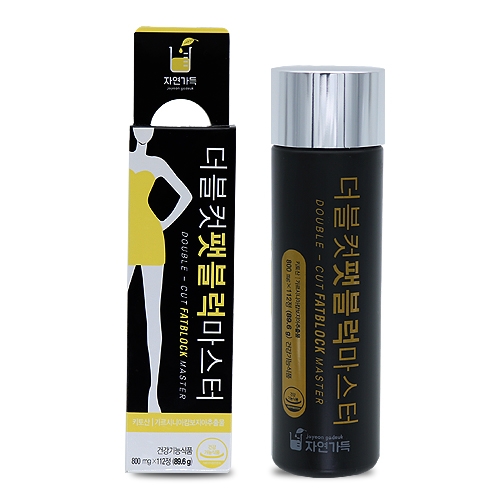 자연가득 더블컷팻블럭마스터 800mg x 112정