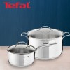 [테팔] 팬&냄비 스테인리스 스틸 인츄이션 냄비 편수 18cm+양수 24cm TFC-INTS8P4