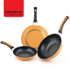 [Hamptons]독일햄튼 애슐리 후라이팬 3종세트(20cm+26cm+26cm웍)