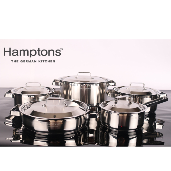 [Hamptons] 독일 햄튼 트라움 냄비 5종 10p 16cm 편수,18cm 양수,20cm 양수,24cm 전골,24cm 양수 TRAUM-10P-A