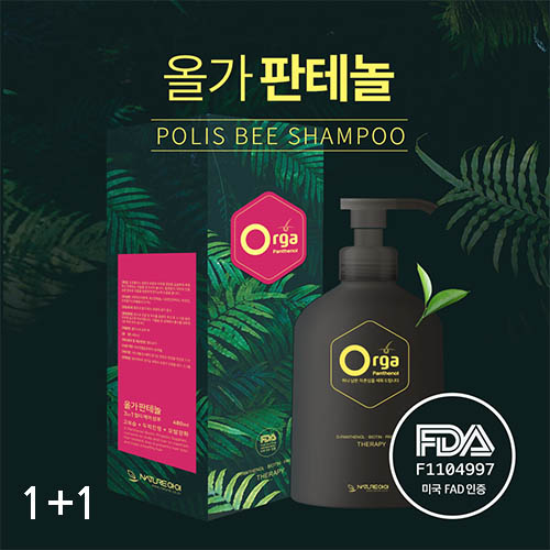 올가판테놀 폴리스비 천연 탈모 완화 샴푸 300ml + 300ml