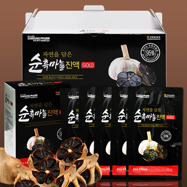 삼성제약 순흑마늘진액 골드 70ml*30포/ 국내산 흑마늘 함유