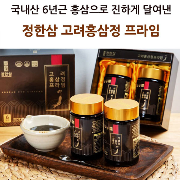 정한삼 고려홍삼정프라임 240g x 2병 세트+쇼핑백