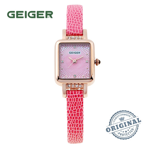 [GEIGER] 가이거 여성 가죽 시계 GE376_PKPK