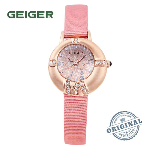 [GEIGER] 가이거 여성 가죽 시계 GE382_PKPK