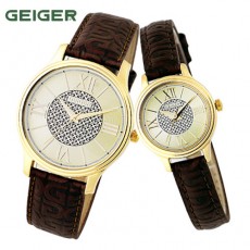 [GEIGER] 가이거 커플 가죽 시계 GE1103_GDBR
(남,여 택1)
