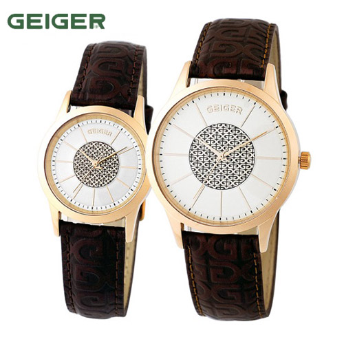 [GEIGER] 가이거 커플 가죽 시계 GE1104_RSGD
(남,여 택1)