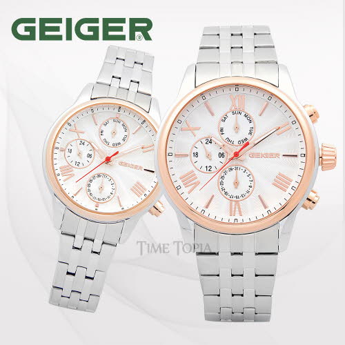 [GEIGER] 가이거 커플 메탈 시계 GE1142_ROS
(남,여 택1)